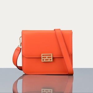 Frame Le Signature Mini in Orange Crush Shoulder Bag NWT